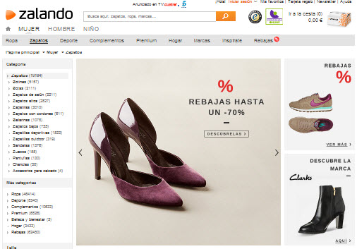 Zalando Zapatos Mujer: cientos de marcas a elegir