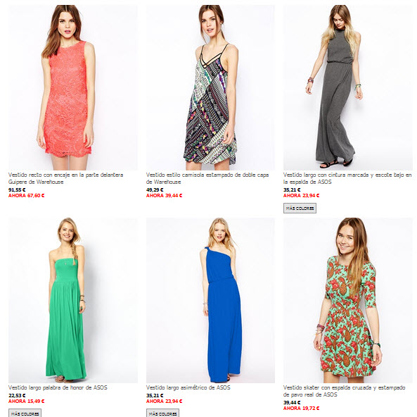 asos vestidos