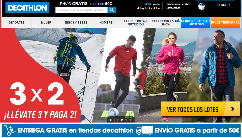 Decathlon online 2014: opiniones ropa deportiva