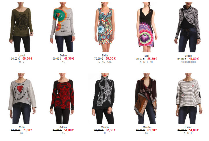 desigual jerseys outlet