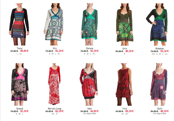 desigual vestidos outlet