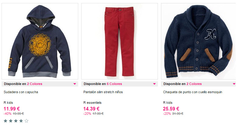 la redoute niños