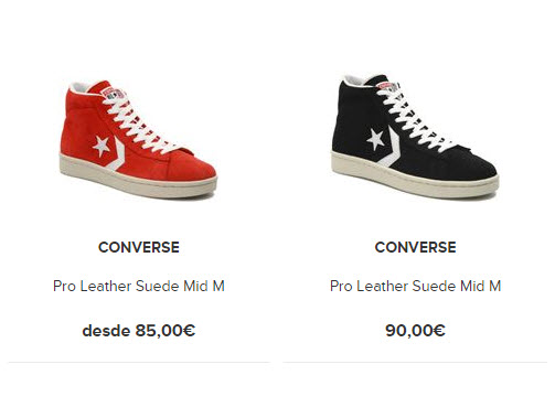 sarenza converse pro leather