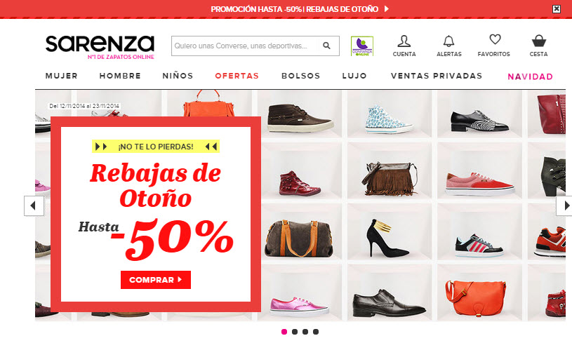 Sarenza Opiniones de zapatos mujer, y niños