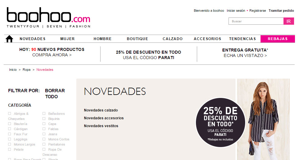 boohoo españa opiniones