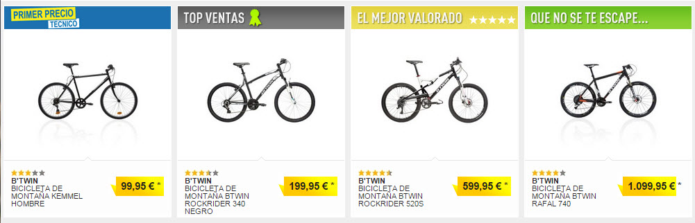 decathlon bicis de montaña