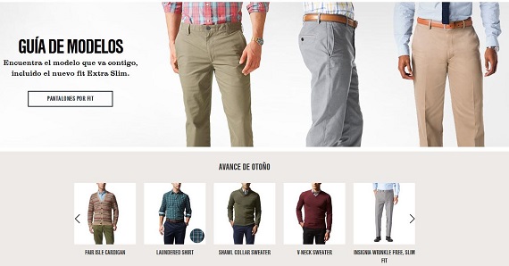 Dockers pantalones hombre