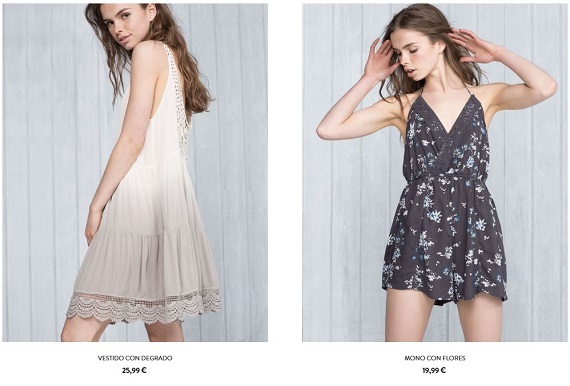 Pull and Bear vestidos