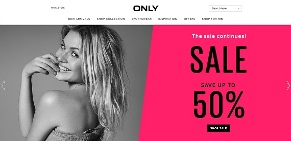 Only España: online y outlet de ropa, vestidos y vaqueros