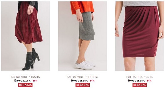 promod faldas