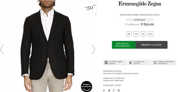 ermenegildo zegna online